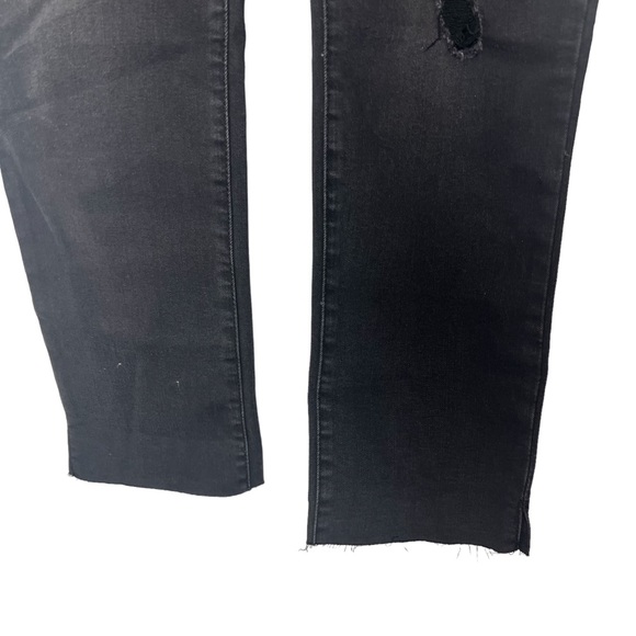 273 Democracy Black High Rise Vintage Skinny Ab Solutions Denim Jean - Picture 6 of 11